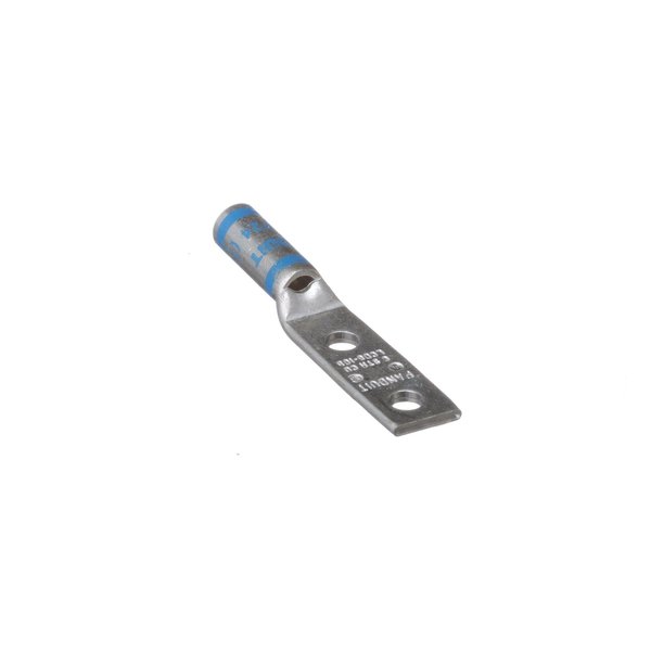 Panduit Copper Compression Lug, 2 Hole, #6 Awg,  LCD6-10B-L